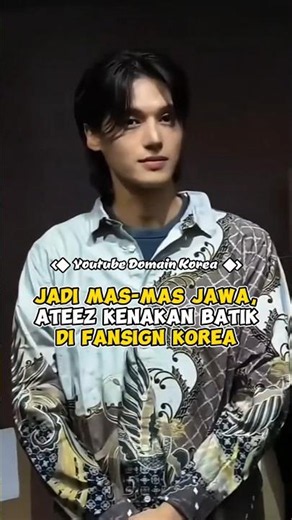 Serving Javanese Vibes: ATEEZ Wears Batik at Korean Fansign