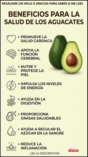 😱BENEFICIO DEL AGUACATE