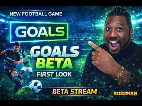 🔴GOALS BETA LIVE ⚽ First Gameplay | New Football Game Test