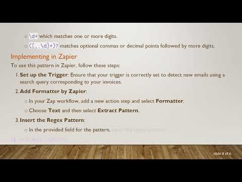 Extracting Dollar Amounts from Emails using Regex in Zapier