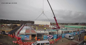 9.7K views · 109 reactions | The first of our upper floor containers has just been lifted into position! Who's looking forward to walking through this entrance when we open? Sign up for our newsletter on our website for regular updates and key information about opening dates when they are announced! www.stackseaburn.com | STACK Seaburn | Facebook