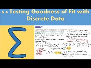 6.4 Testing the Goodness of Fit with Discrete Data (FS1 - Chapter 6: Chi-squared tests)