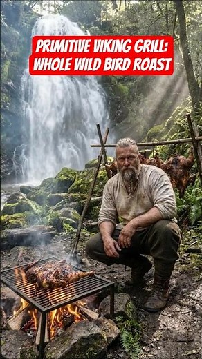 Primitive Viking Grill: Whole Wild Bird Roast