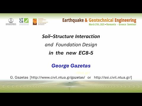 Soil–Structure Interaction and Foundation Design in the new EC8-5