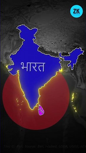 Why Sri Lanka Appears on the Indian Map ? || Geography Explained || By Sunny Singh || #india #facts