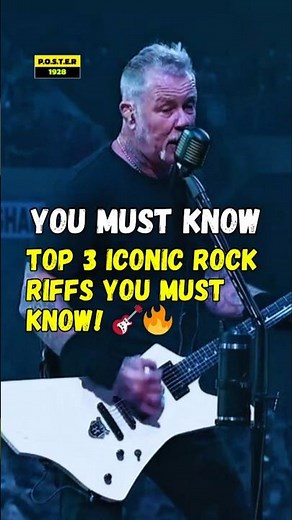 Top 3 Iconic Rock Riffs You MUST Know! 🎸🔥