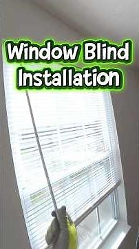 How to install window blind #handyman #diy #homedecor #pittsburgh #blind