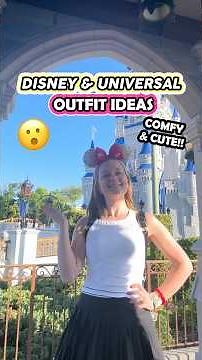5 COMFY Disney & Universal Park Outfit Ideas! 😮🎢(What to Wear)