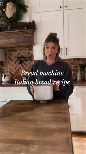 Emma Seabourn on Instagram: "Bread machine Italian bread recipe! This one was a hit! I forgot to show the end result, but trust me she was purrdy and delish! #breadmachine #recipe #breadmachinerecipes #breadmaker #breadmakerrecipes #momtips #momlife #makingmotherhoodmanageable #momlifemadeeasy #motherhoodsimplifed"