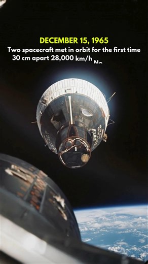 Mystic Horizon on Instagram: "60 years ago today - the first spacecraft rendezvous in history 🚀 December 15, 1965: Gemini VI met Gemini VII in orbit, flying formation just 30 cm apart at 28,000 km/h. No GPS. No autopilot. Just 1960s tech, math, and nerves of steel. Why it mattered: Without this, we couldn't go to the Moon. Apollo required orbital rendezvous - the Lunar Module had to launch from the surface and dock with the Command Module in lunar orbit. Gemini VI/VII proved it was possible. Bo