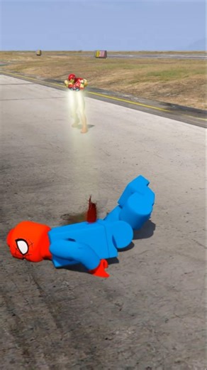 Iron-Man Attack On Lego Spider-Man | Spider-Man Safe A Lego Spider-Man #gtav