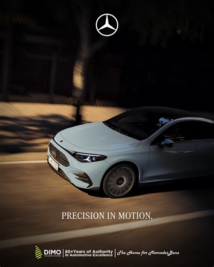 Where digital-first luxury moves with precision. Preorder the all-new CLA exclusively through DIMO. The Home for Mercedes-Benz. #MercedesBenz #CLA #Dimo | Mercedes-Benz Sri Lanka