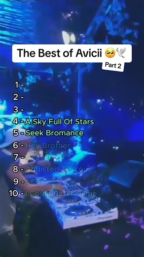 Top Tracks US on Instagram: "Top 10 songs of Avicii ❤️🎶 Do you agree?"