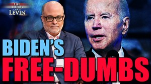 118K views · 8.7K reactions | Want to know how dumb Joe Biden is? Mark takes a deep dive into Biden’s idiotic and dangerous policies during his monologue on this week’s Life, Liberty, & Levin. From the war on energy independence to destroying women’s sports, to allowing millions of illegal aliens to infiltrate our borders… Biden’s Free-Dumbs are anything but free, and most are unconstitutional. Do you agree with Mark? | LevinTV on BlazeTV | Facebook
