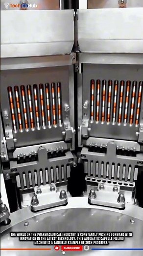 Innovation Technology Pharmaceutical: Automated Capsule Filler, Fast & Accurate #tech