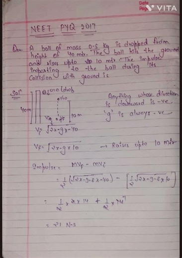 Neet PYQ 2017 Physics.