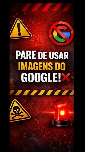 Pare de usar imagens do Google