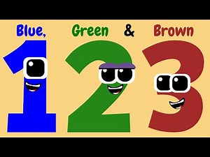 Colorful Numbers Song for Kids | Learn to Count 1-10 with Red, Orange, Yellow, Green, Blue & Purple!