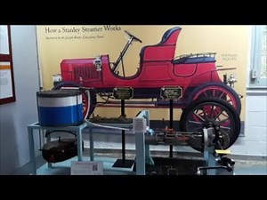 Kelly Shows Us How A Stanley Steamer Works At the Marshall Steam Museum