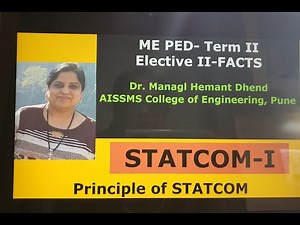 FACTS-STATCOM Principle of Operation