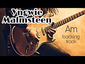 Neoclassical Metal Hard Rock Yngwie Malmsteen style Backing Track in Am ( 90 BPM )