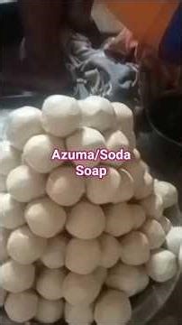 how to make round shape soda soap/ Azuma blow