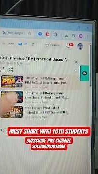 10th Physics PBA Preparations in One Shot | 10th Physics Practical | Soch Badlo By MAK #federalboard