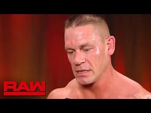 John Cena needs to refocus before entering the Elimination Chamber: Raw, Feb. 19, 2018