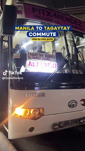 Manila to Tagaytay Commute Guide