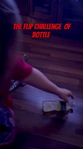 The flip challenge of a bottle ￼￼