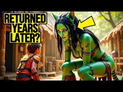 The Human Child Showed Mercy—The Alien Huntress Never Forgot