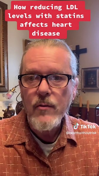 Relative versus absolute risk reduction of heart disease related death by lowering LDL levels with Lipitor. #LDL #heartdisease #heartattack #deathfromheartdisease #statins #statistics #relativerisk #absoluterisk #statinstatistics #statinsideeffects #askdrtreacy #healthwithoutrisk