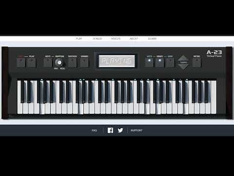 The Entertainer - Online Virtual Piano