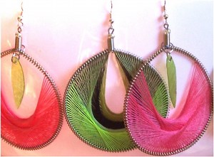 Handmade Thread Earrings II