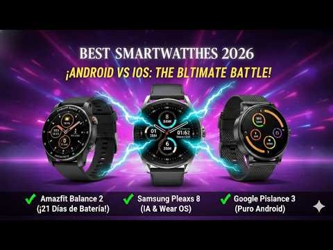¡Top 3 BEST Smartwatches on Amazon in 2026!⌚🔥 Value for Money (Top Smartwatch Picks)😱