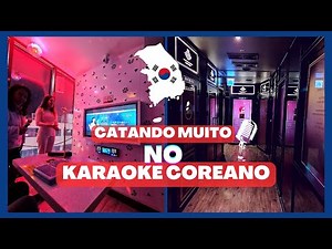 Vivendo a cultura do karaokê na Coreia do Sul - CANTEI MUITO!!