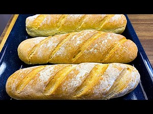 HOW TO MAKE REAL HOMEMADE BREAD AT HOME? CRUSTY BREAD RECIPE