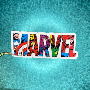 Comics Logo Sticker | Comic Character Sticker | Waterproof Vinyl Sticker - Etsy