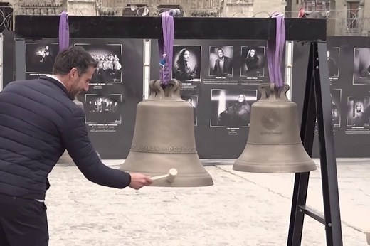 Notre-Dame Cathedral’s Bells Ring as Restoration Nears Completion