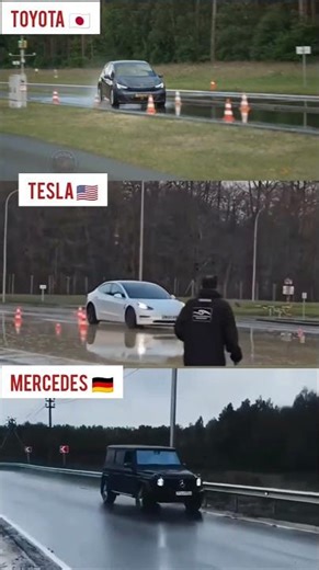Wet Surface Stability: Toyota, Tesla, and Mercedes Technical Analysis