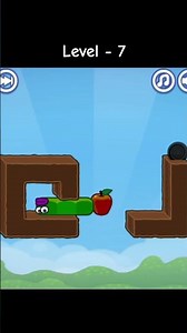 Eat the apple 🍎 Level 7 Apple worm