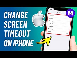 How to Change SCREEN TIMEOUT on iPhone (2024) - On Longer