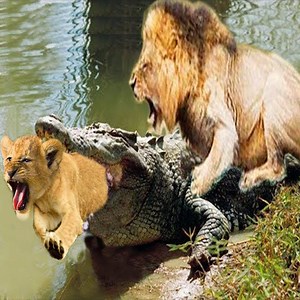 1.1M views · 7.6K reactions | Crocodile chew Lion Cub, Mother Lion panic find but too late! Epic battle of king Swamp vs Lion | Animals Fight | Facebook