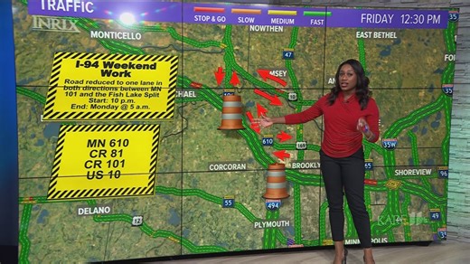 Road projects on I-94, Highway 10 promise headaches this weekend