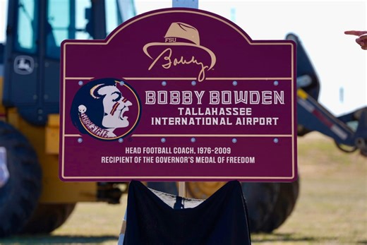 DeSantis makes Bobby Bowden Tallahassee International Airport a reality