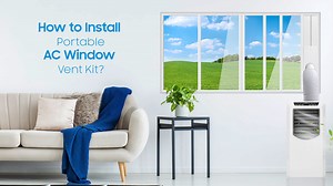 Watch How to install portable ac window kit? on Amazon Live