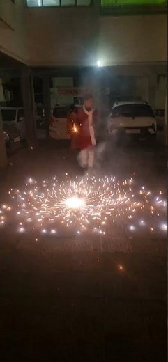 Indian fireworks on Diwali festival symbolic tradition victory of light on darkness,good over evil.