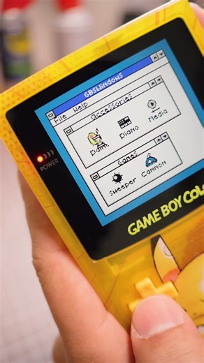 Have you ever wanted to run Windows on your Gameboy Color? Shoutout to @_rubenretro_ for letting me checkout this awesome project! #nintendods #psp #nintendoswitch #supernintendo #analoguepocket #ps1 #retrogamers #retrogame #gameboyadvance #gameboymod #nintendo #psvita #playstation #gamecube #retromodding #homebrew #customgameboy #sony #nintendoswitch #pokemon #dsi #ipod #oddtinkering #snes #psportal #playstation #gameboy #gameboymods #3ds #handheldgaming | Jayboymodz