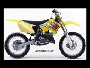 Evolution of Suzuki rm-125 from 1973 to 2008.
