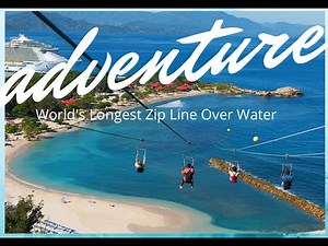 dragon’s breath World longest zipline over water Labadee,Haiti